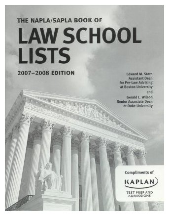 NAPLA-SAPLA Book of Law School Lists : Intellectual Property Programs