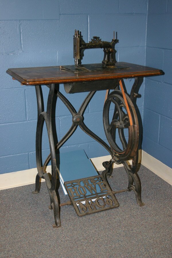 User Guide Series: Homer and Jean Blair Collection of United States Patent Models Elias Howe Sewing Machine containing Model number "8"