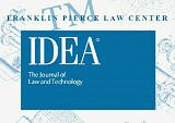 IDEA ® The Journal of the Franklin Pierce Center for Intellectual Property.